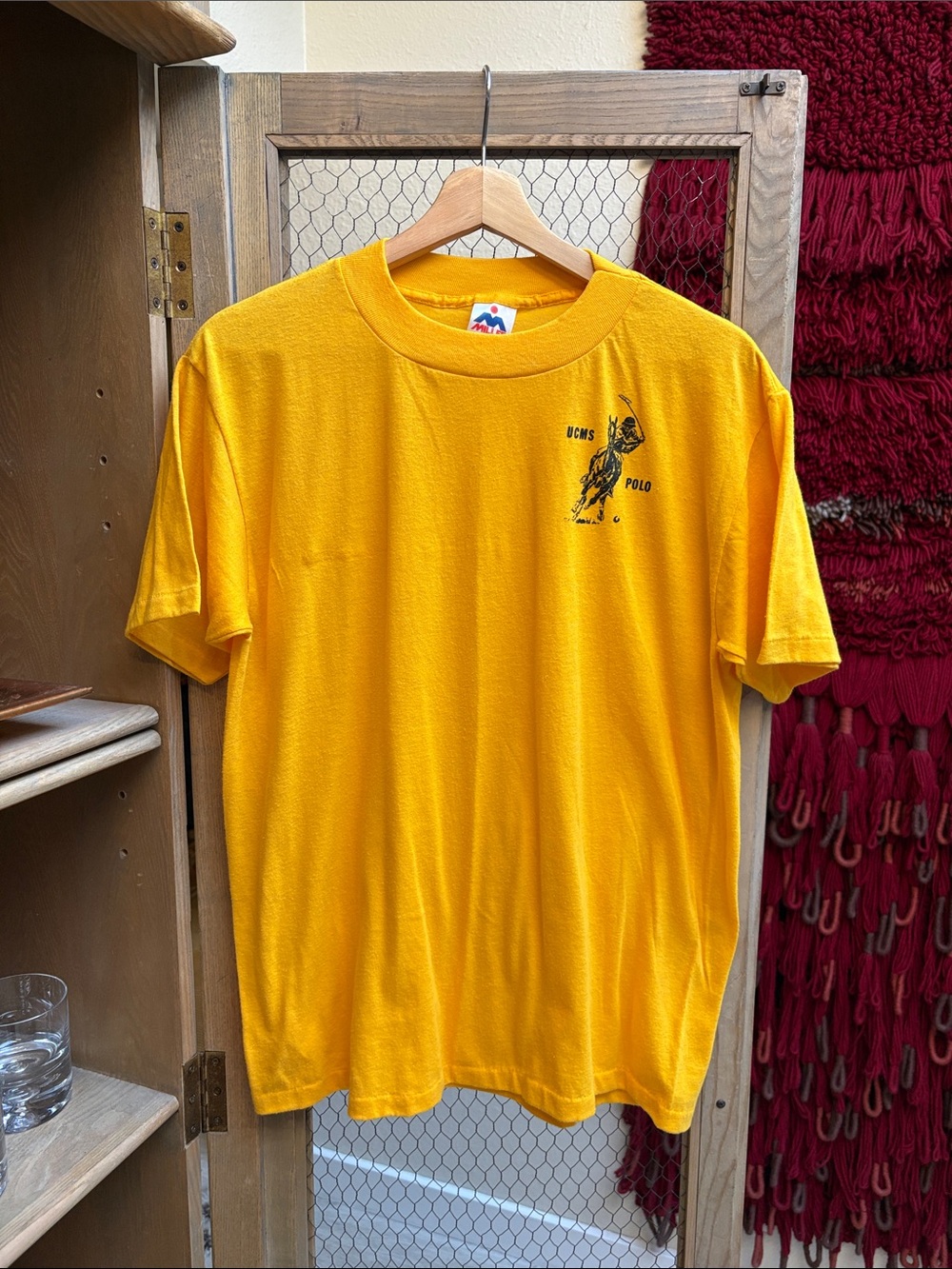 Vintage UCMS Polo Yellow T-Shirt